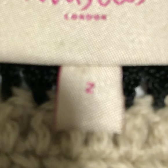 Whistles Crochet Knit Button Front Cardigan  Size 2 - Picture 11 of 11